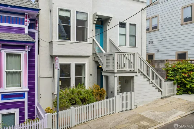 a view of a storage room with furniture