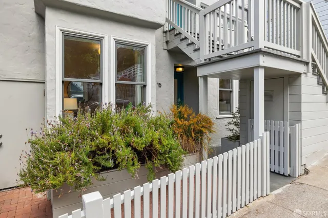 a house view with a outdoor space