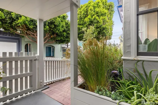 a view of a building and a entrance