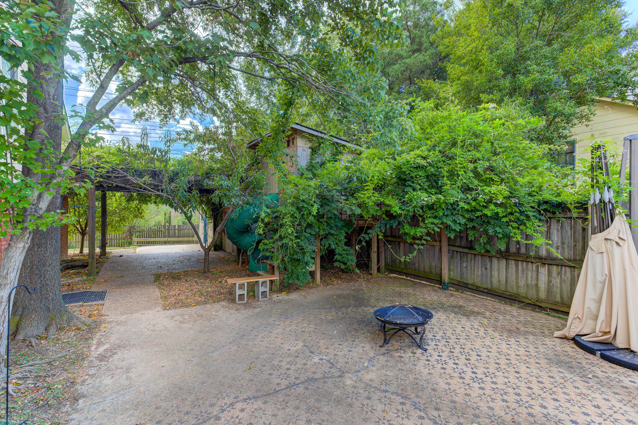 218 South Walnut Bend Road Memphis, TN 38018 - Photo 24 of 25 Fenced backyard featuring an outdoor fire pit