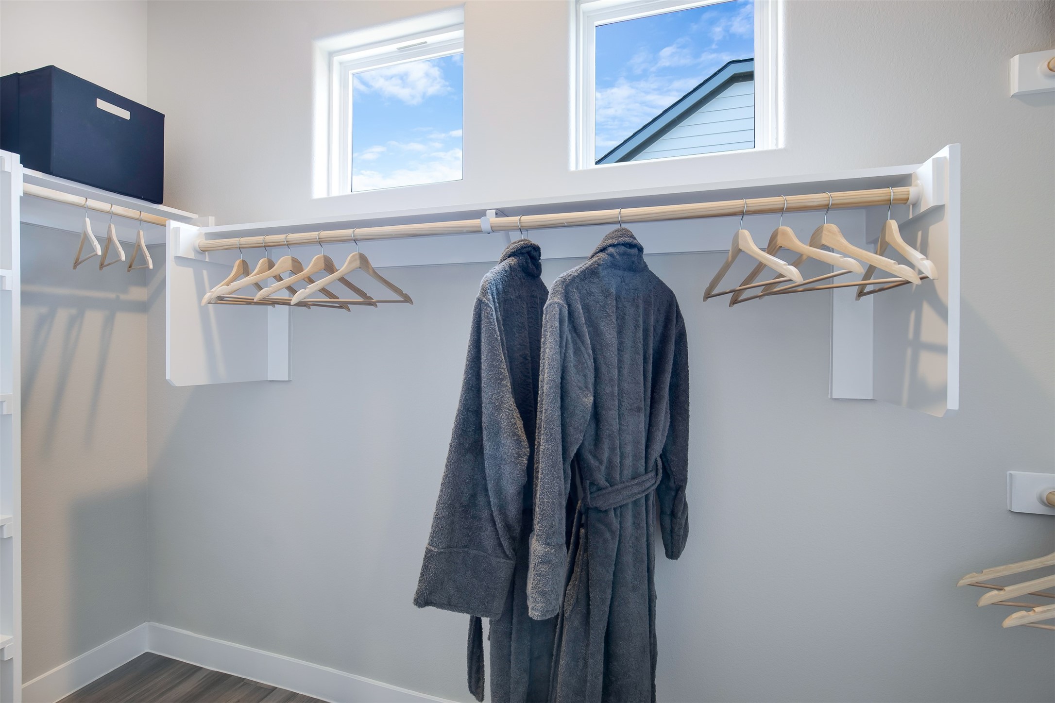 7225 Rustle Road Fort Worth, TX 76123 - Photo 22 of 38 a view of walk in closet with clothes