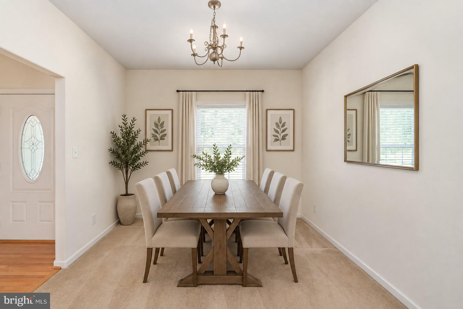 4609 Lewiston Road Bumpass, VA 23024 - Photo 11 of 59 Virtually Staged Dining Room