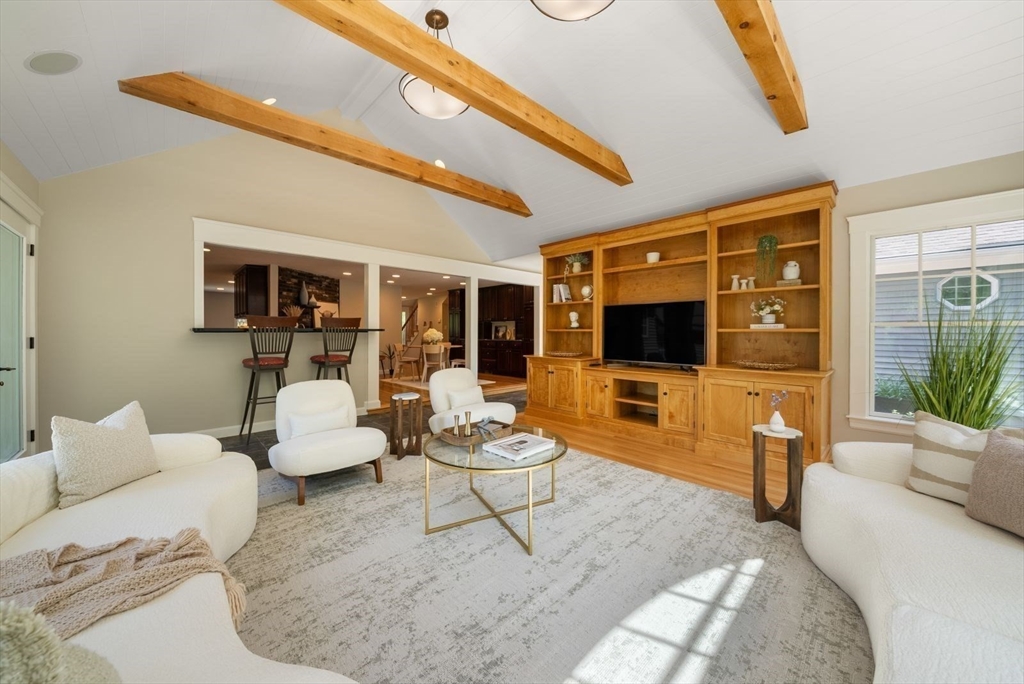 49 Walpole Street Dover, MA 02030 - Photo 5 of 40 a living room with furniture and a flat screen tv