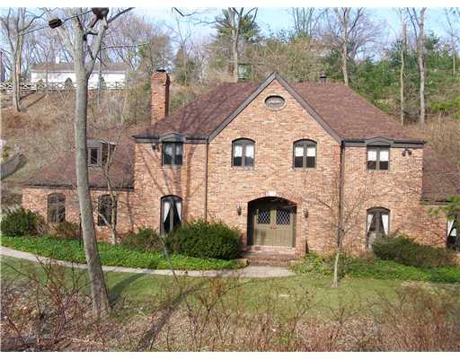 796 Scrubgrass Road Mt. Lebanon, PA 15243 - Photo 1 of 16 Exterior Front. LARGE HOME ON A WOODED LOT WITH PRIVACY