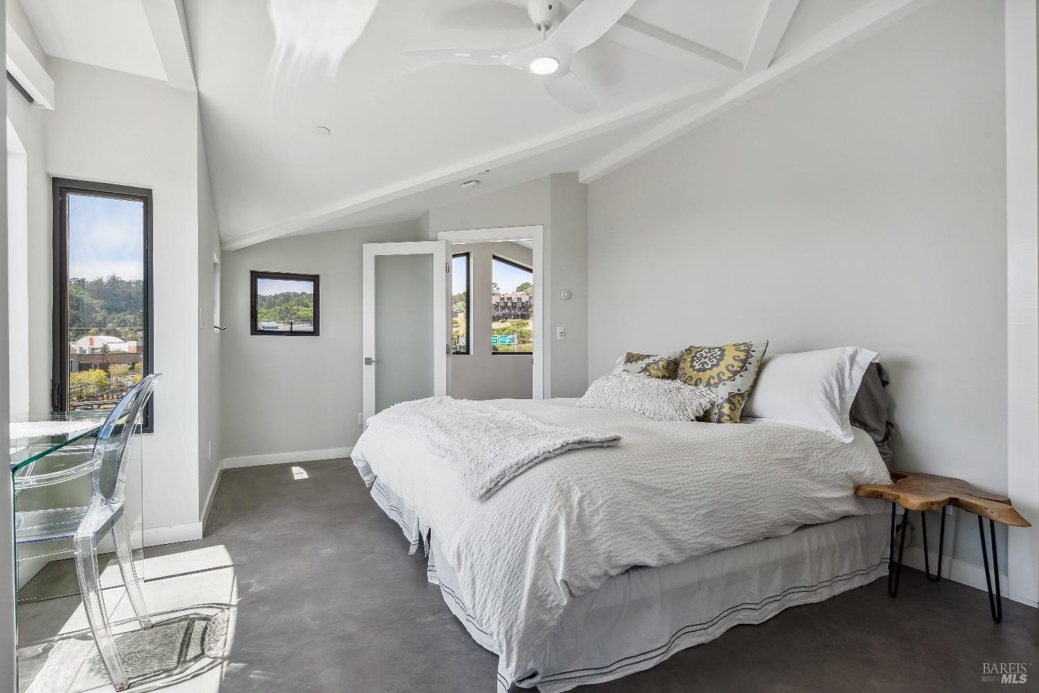 15 Gate 6 1/2 Road Mill Valley, CA 94941 - Photo 23 of 33 a bedroom with a bed and window