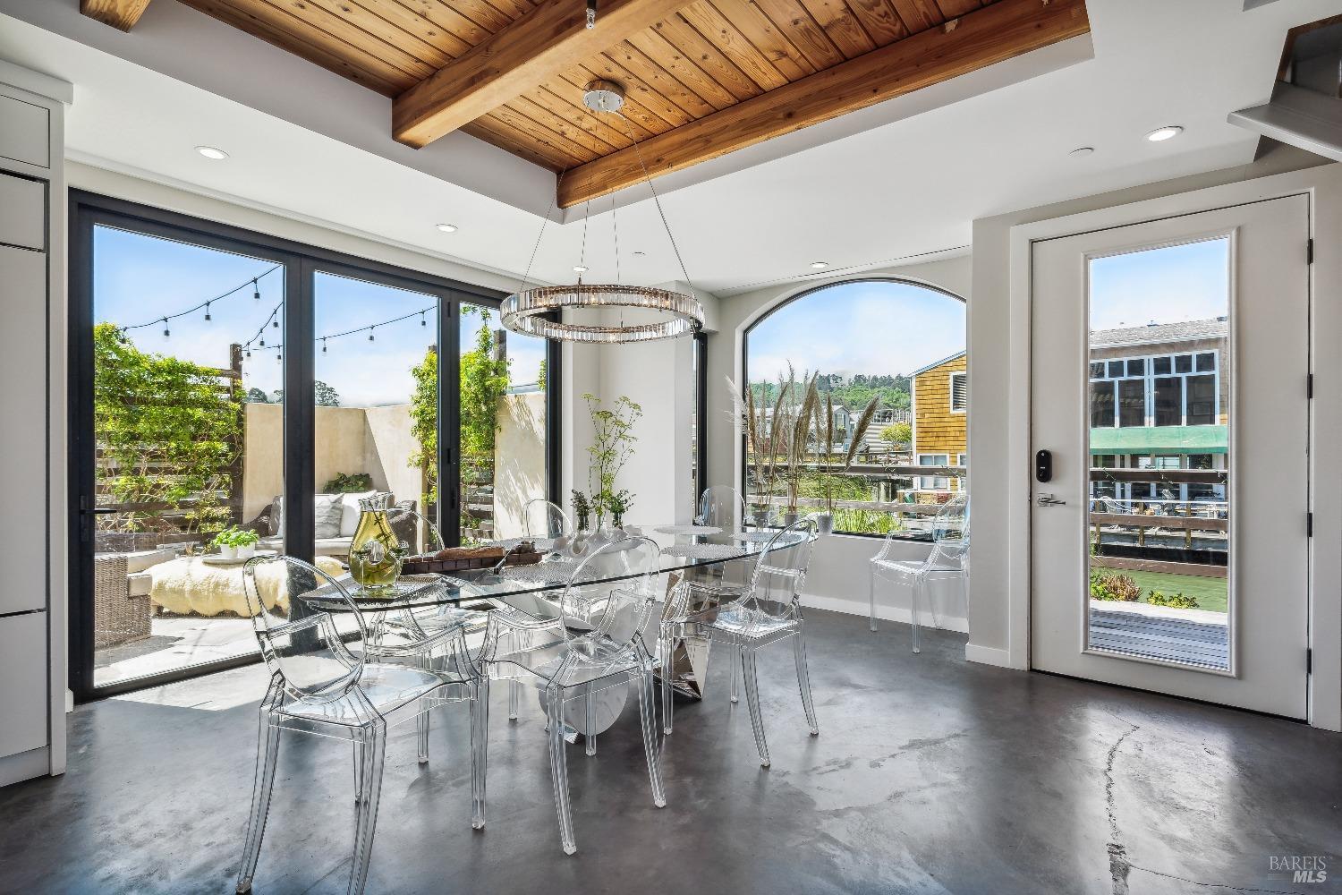 15 Gate 6 1/2 Road Mill Valley, CA 94941 - Photo 9 of 33 a room with lots of counter and windows