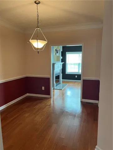 a view of livingroom with furniture and wooden floor