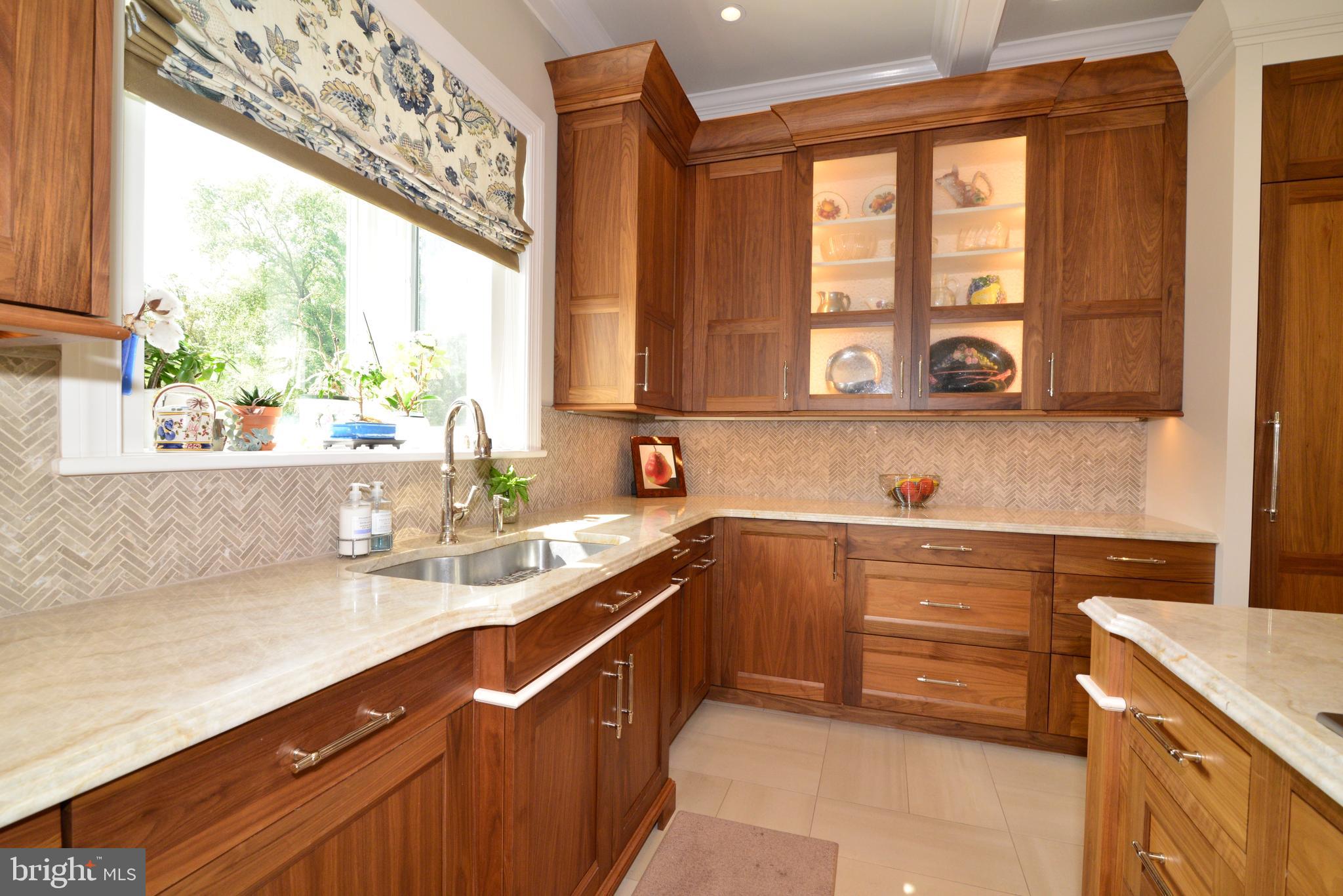 10507 Wickens Road Vienna, VA 22181 - Photo 15 of 59 Taj Mahal Quartz Counters, Backsplash, LED Lights.