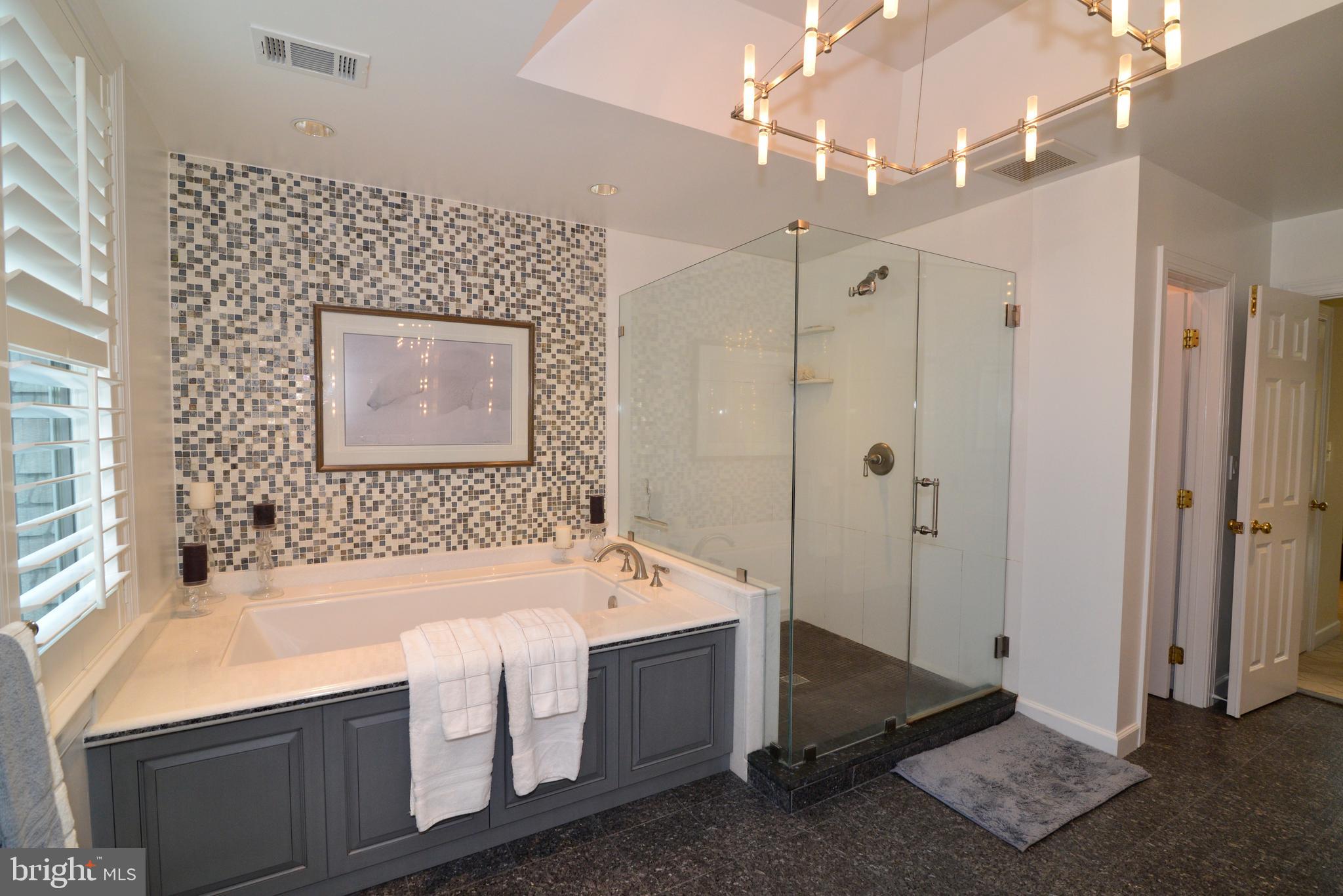 10507 Wickens Road Vienna, VA 22181 - Photo 33 of 59 Luxurious Soaking Tub and Separate Shower.