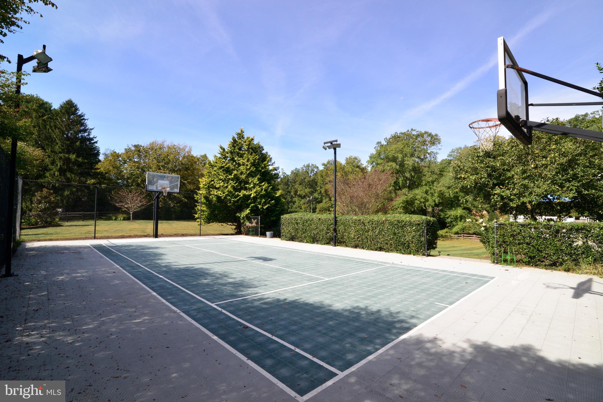 10507 Wickens Road Vienna, VA 22181 - Photo 55 of 59 Lighted Sport Court for Year Round Entertainment.
