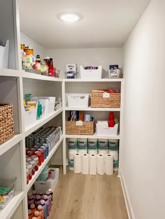 a room with storage and utility