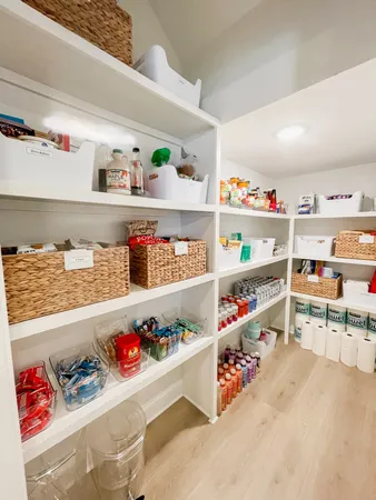 a room with toys and flowers