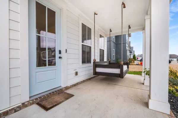 a view of a room with staircase