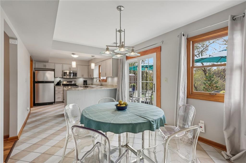 416 Chandler Place Pittsburgh, PA 15212 - Photo 13 of 38 a view of a dining room with furniture window and outside view