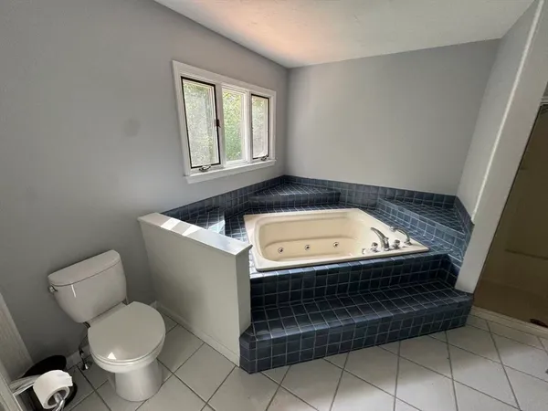 a bathroom with a toilet and a sink