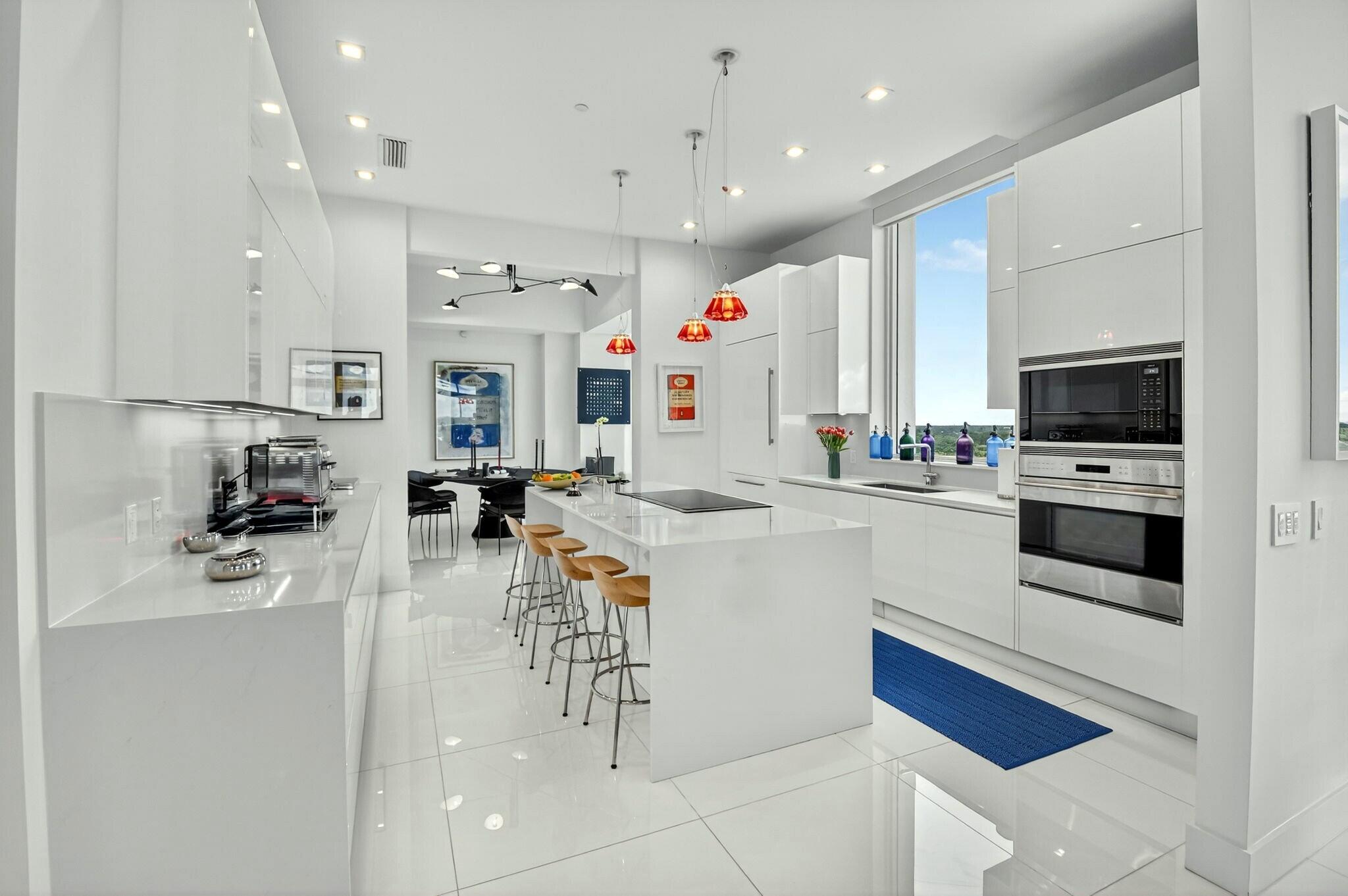 20155 Boca W Drive, Unit PH A901 Boca Raton, FL 33434 - Photo 8 of 41 Kitchen with Custom Cabinetry