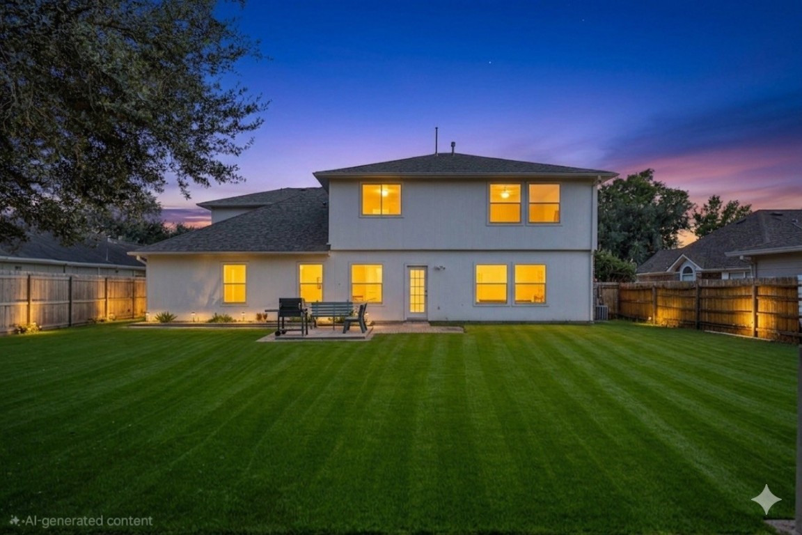 20926 Trellis Lane Houston, TX 77073 - Photo 22 of 22 Massive backyard with a built out deck for entertaining, plenty of room for all gatherings!