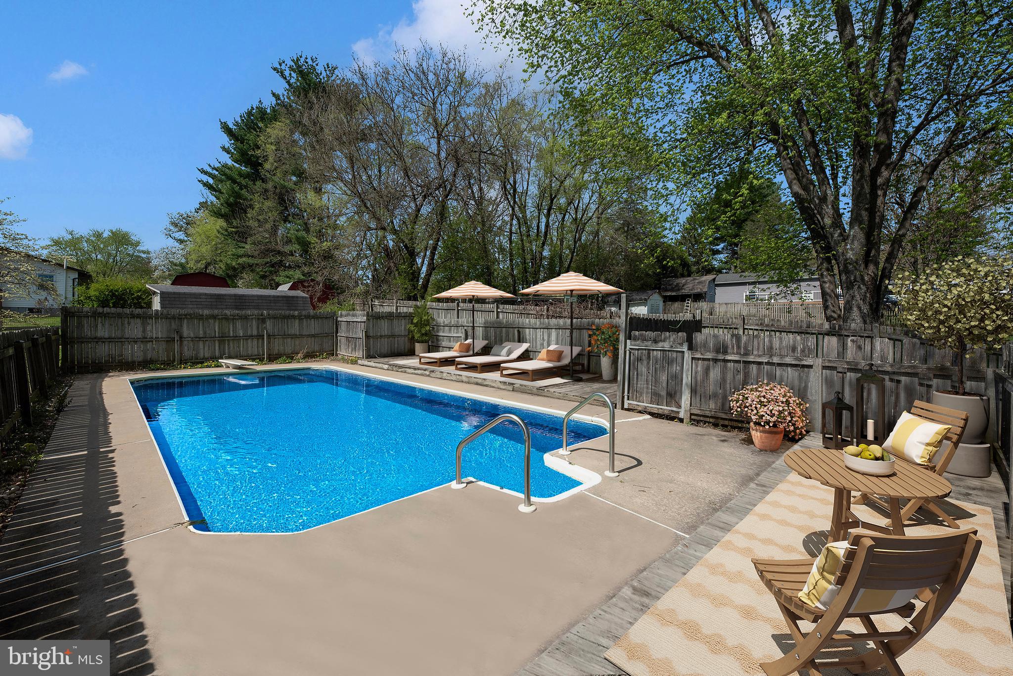 1403 Streaker Road Sykesville, MD 21784 - Photo 44 of 57 Virtually Staged Pool Area