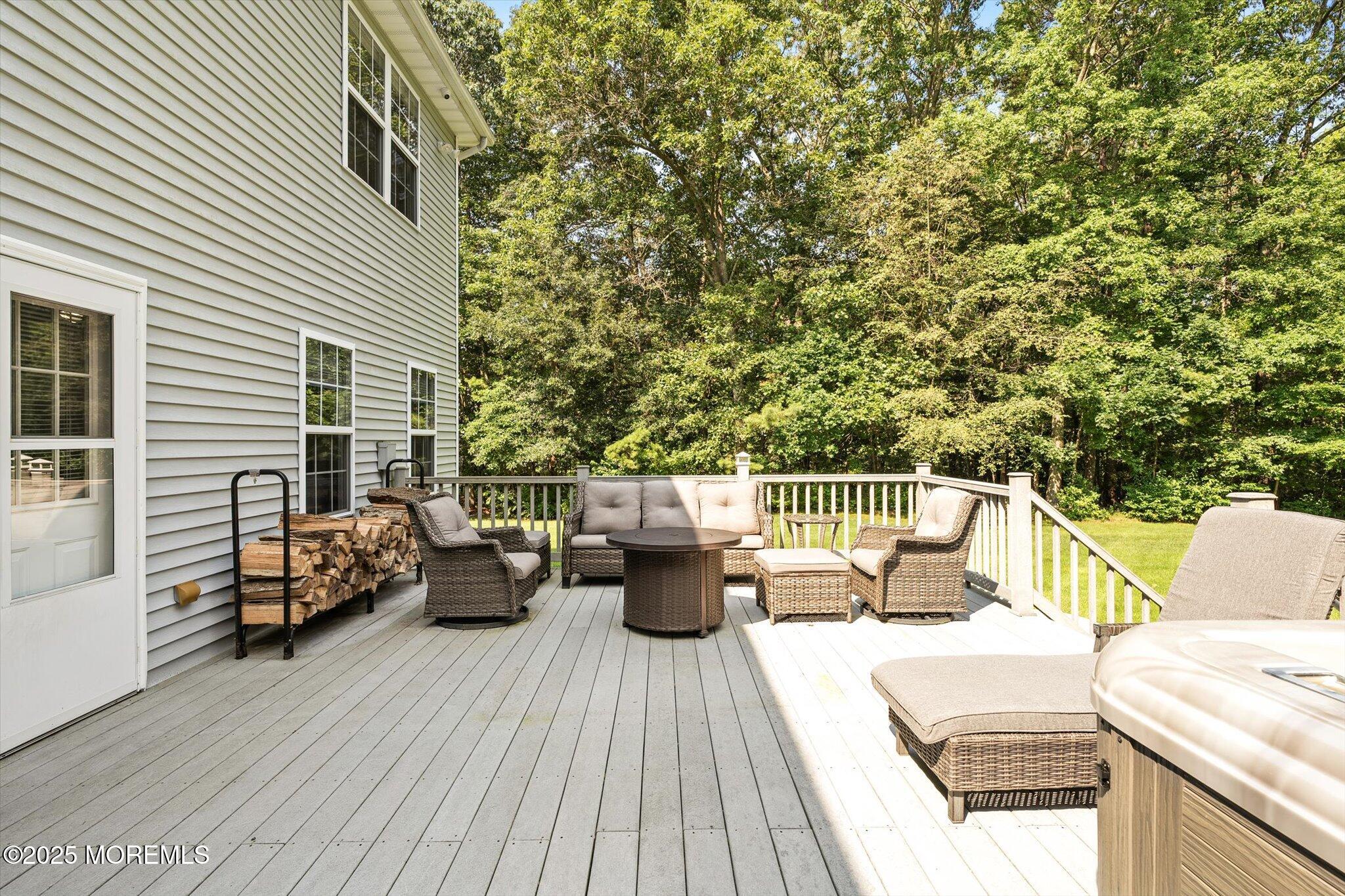 90 Sanders Lane Cream Ridge, NJ 08514 - Photo 30 of 48 a view of roof deck with patio