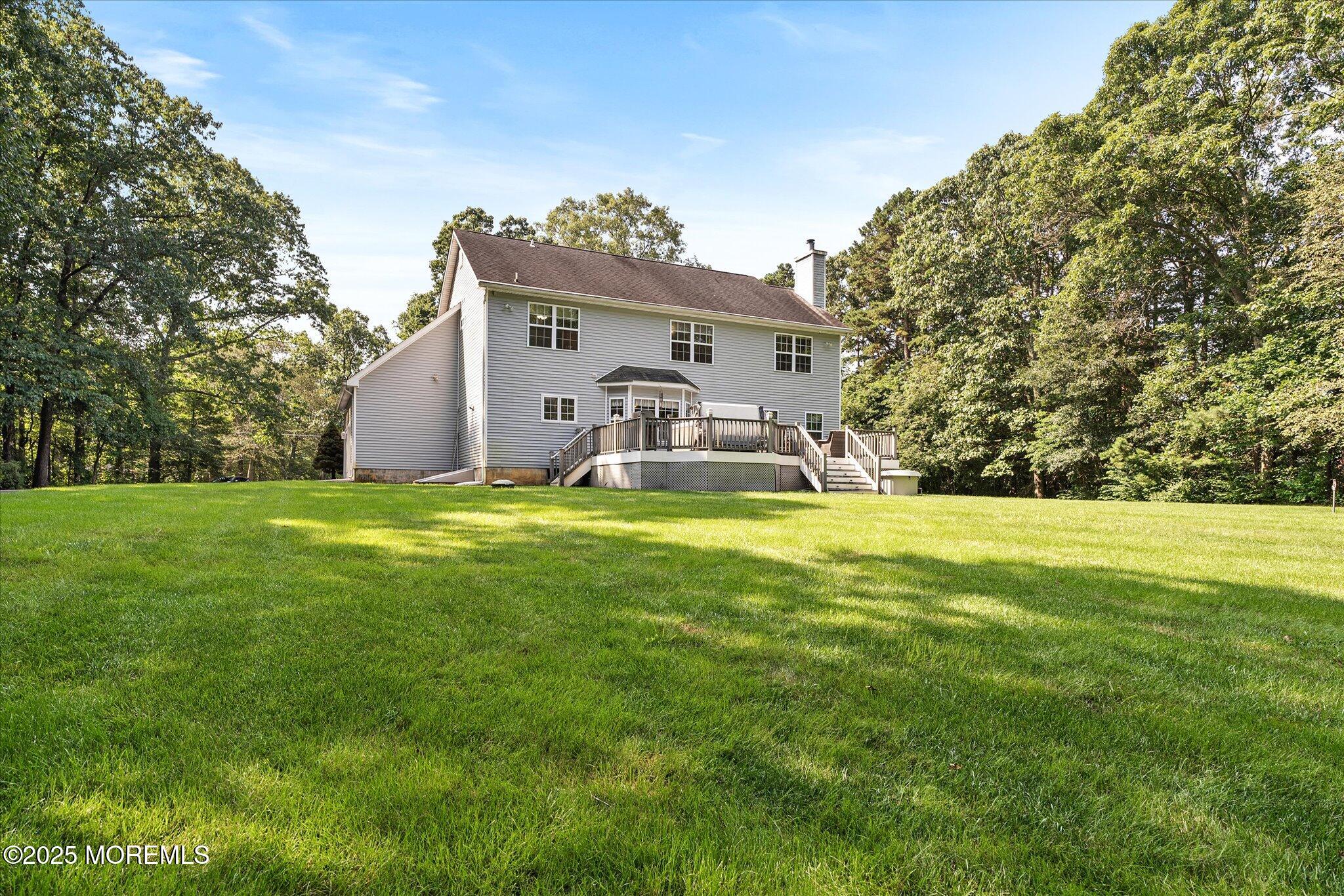 90 Sanders Lane Cream Ridge, NJ 08514 - Photo 36 of 48 a house view with swimming pool in front of it