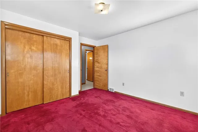 a view of a room with a large area