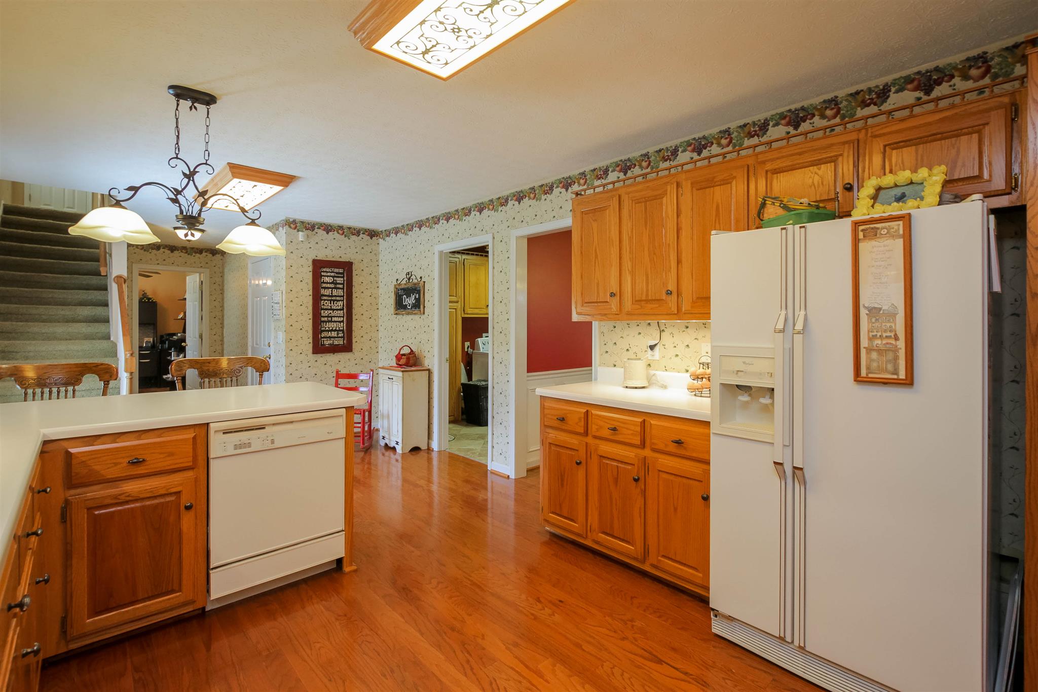 408 Ranch Road Portland, TN 37148 - Photo 4 of 29 Notice the nice counter space and lots of cabinets. Kitchen refrigerator remains with the home.