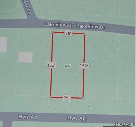 $19,900 | 407 Lakeview Drive, Catawissa, MO 63015