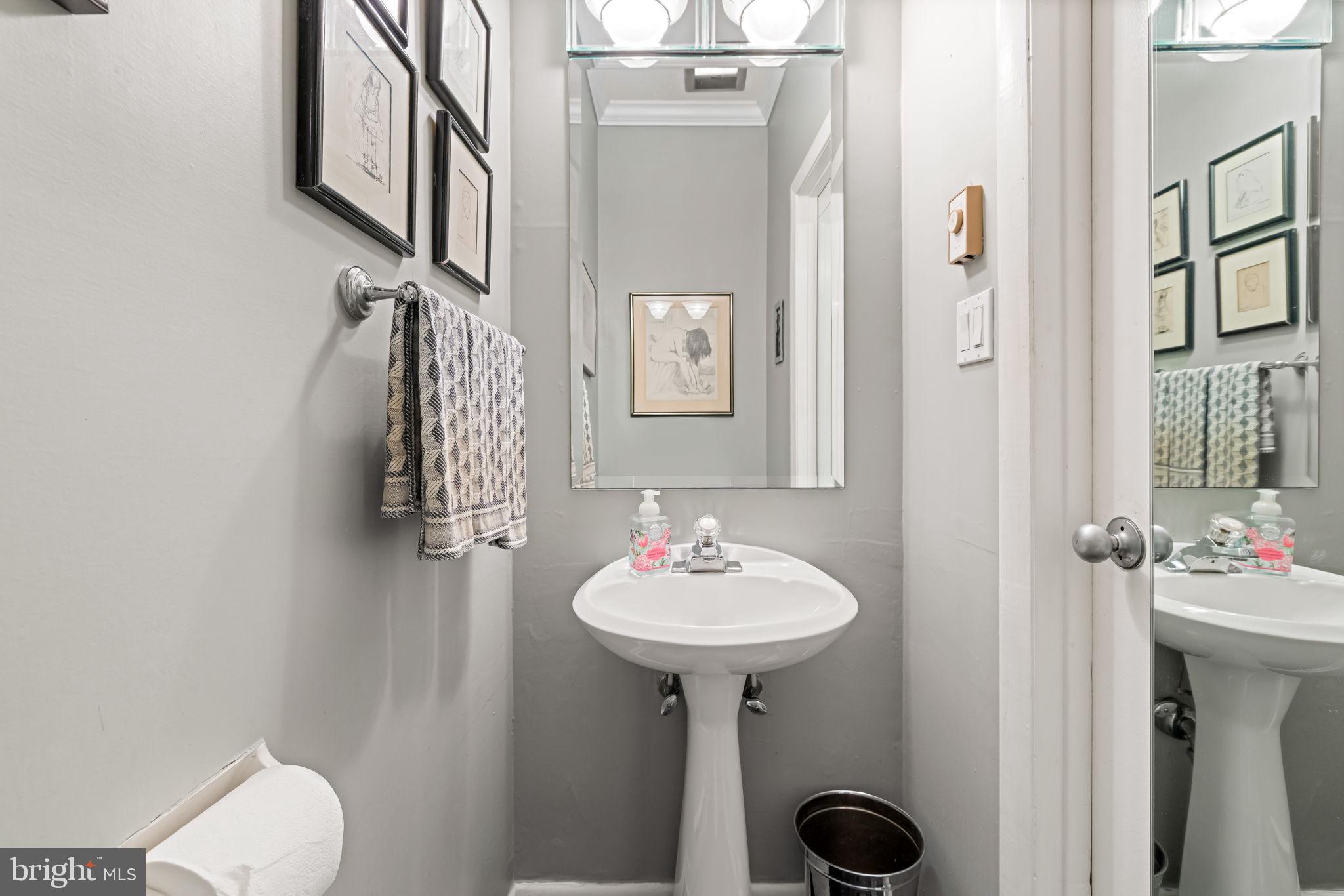 4 Hamlet Hill Road Baltimore, MD 21210 - Photo 20 of 39 first floor powder room