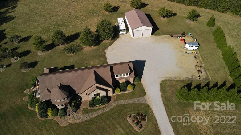 3908 Thompson Road Lancaster, SC 29720 - Photo 34 of 36 an aerial view of a house with a yard