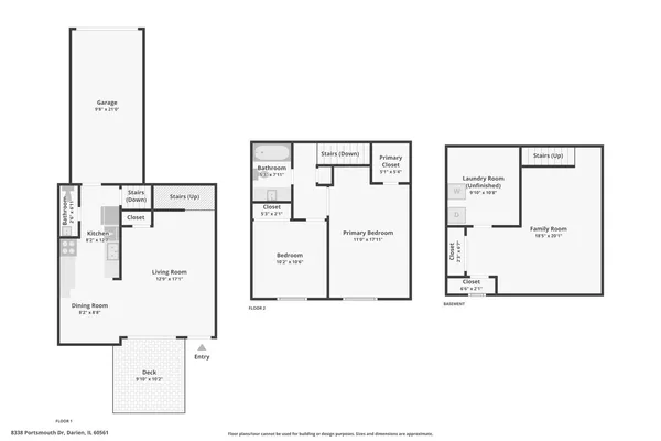 $270,000 | 8338 Portsmouth Drive, Unit B, Darien, IL 60561