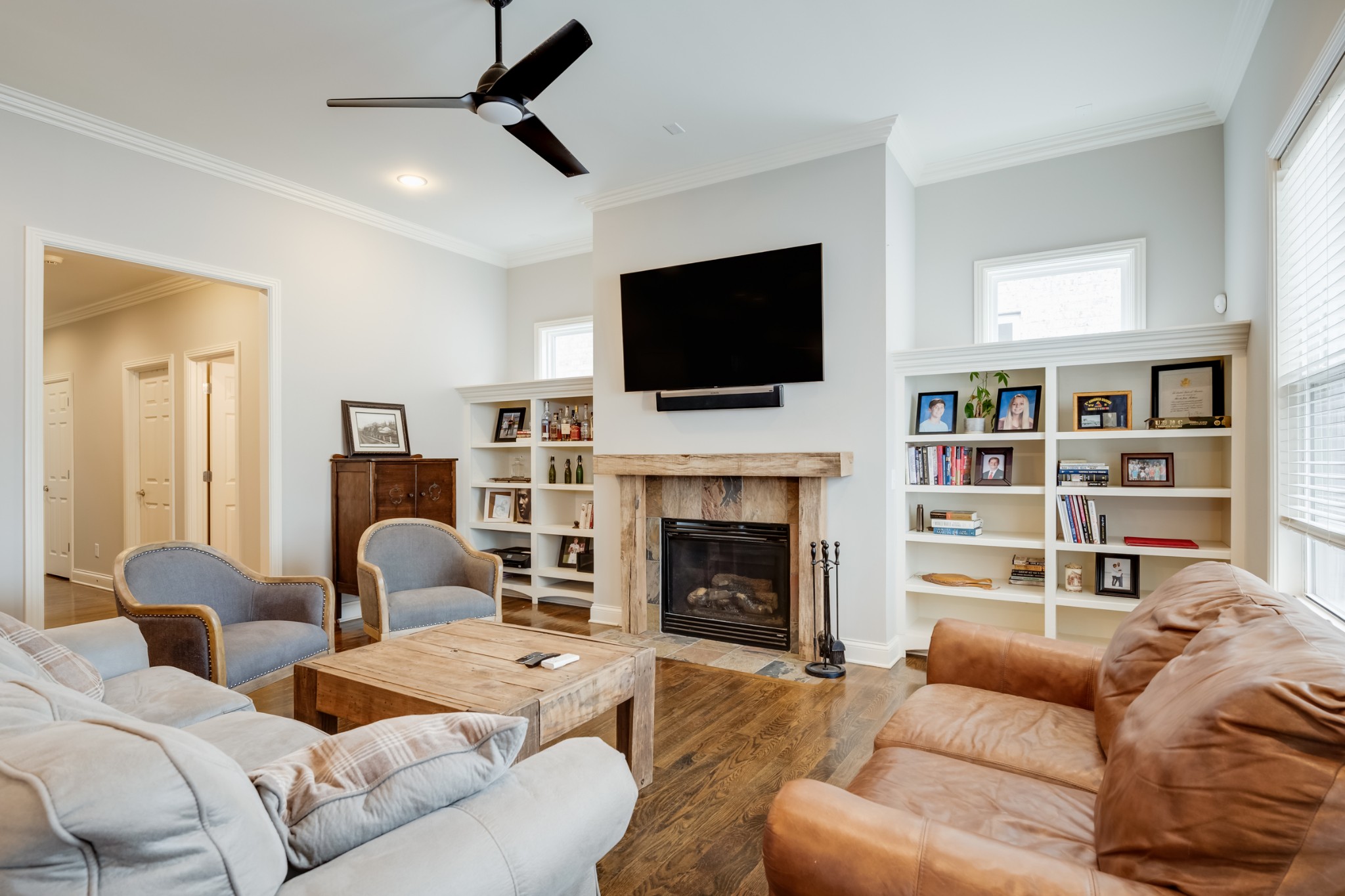 523 Ardmore Place Franklin, TN 37064 - Photo 16 of 24 a living room with furniture or fireplace and a flat screen tv
