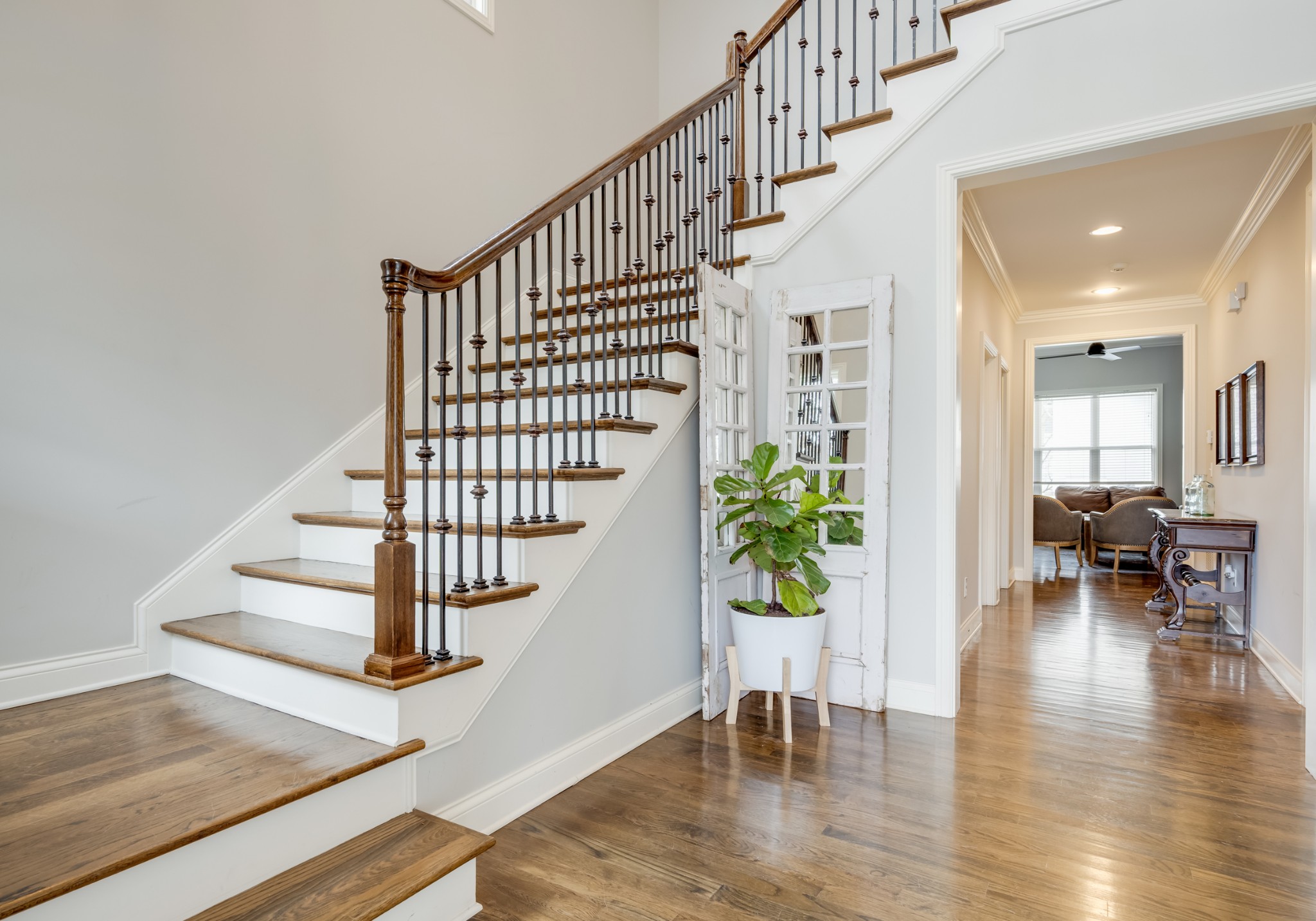 523 Ardmore Place Franklin, TN 37064 - Photo 4 of 24 a view of entryway and hall with wooden floor