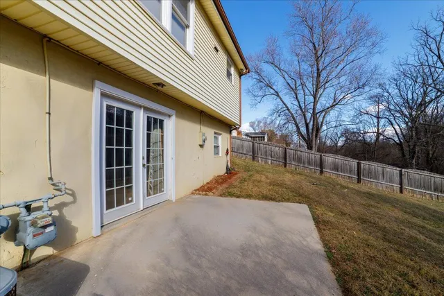 a view of outdoor space yard and garage