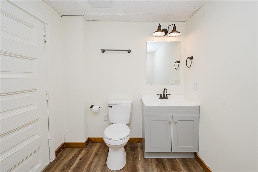 173 Anthony Road Indiana, PA 15701 - Photo 34 of 49 a bathroom with a sink a toilet and shower