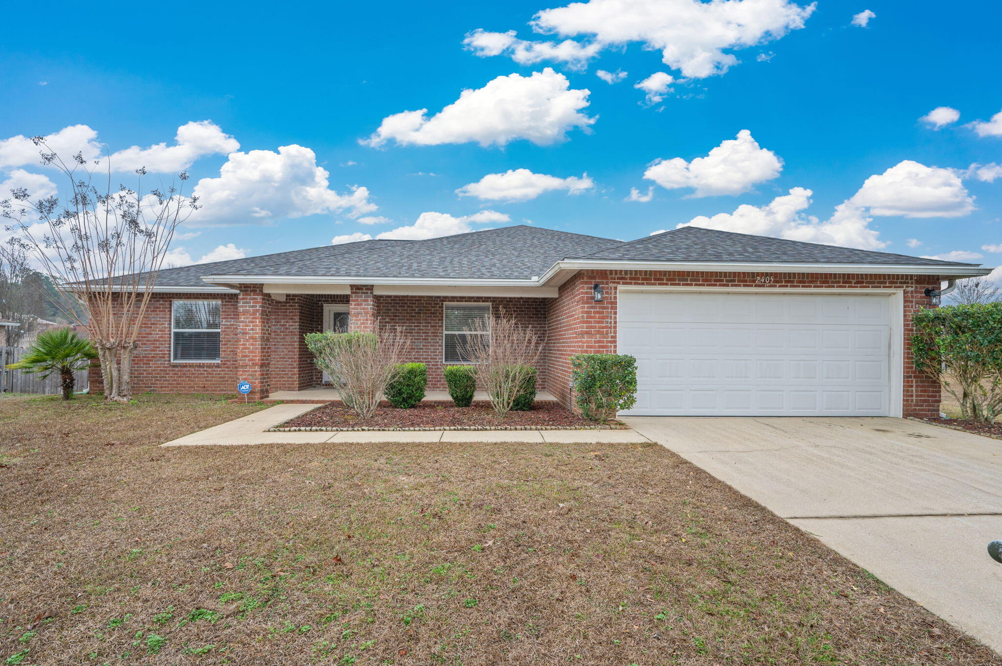 a view of a house with a patio