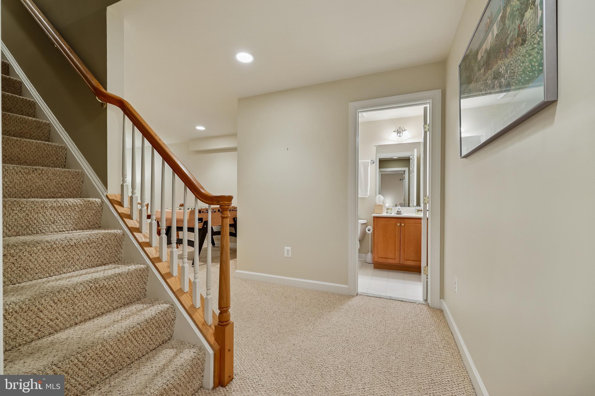 8807 Ridge Road Bethesda, MD 20817 - Photo 64 of 72 a view of a hallway with staircase