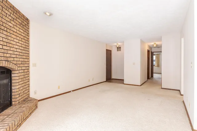 a view of a room with closet