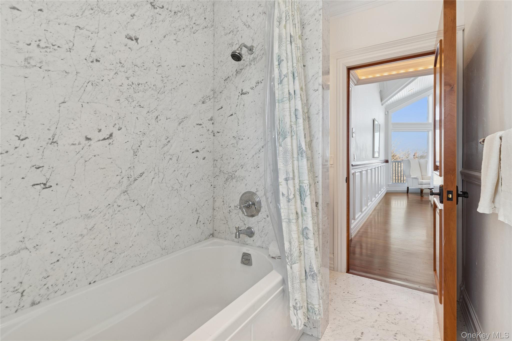 1680 Lands End Road Orient, NY 11957 - Photo 30 of 50 Pristine Hall Full Bath with Marble