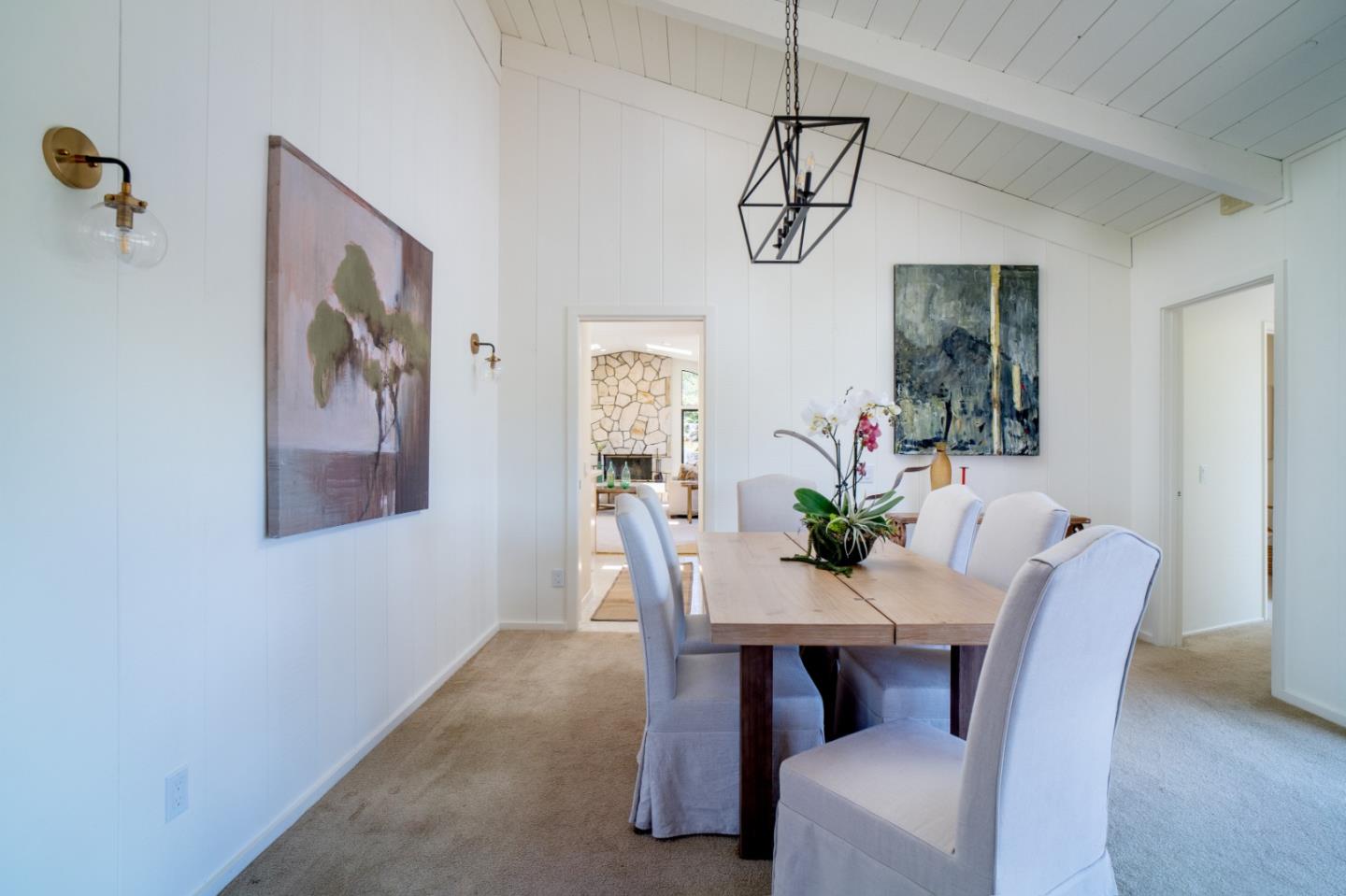 25815 Rio Vista Drive Carmel, CA 93923 - Photo 9 of 49 a view of a dining room with furniture window and wooden floor