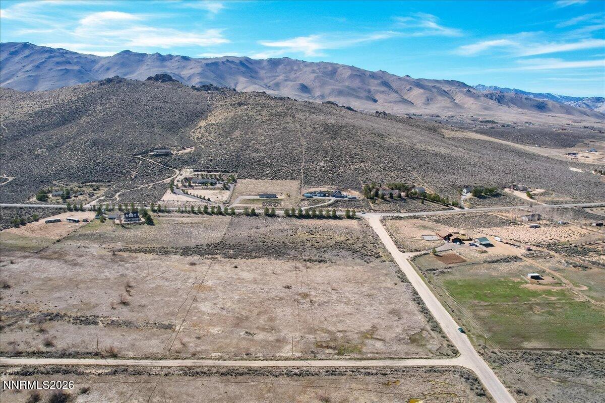 15210 North Red Rock Road Reno, NV 89508 - Photo 13 of 30 a view of a dry yard with mountain