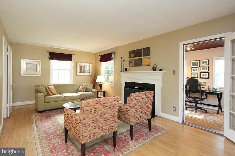 8209 Maple Ridge Road Bethesda, MD 20814 - Photo 1 of 26 Living Room with Fireplace