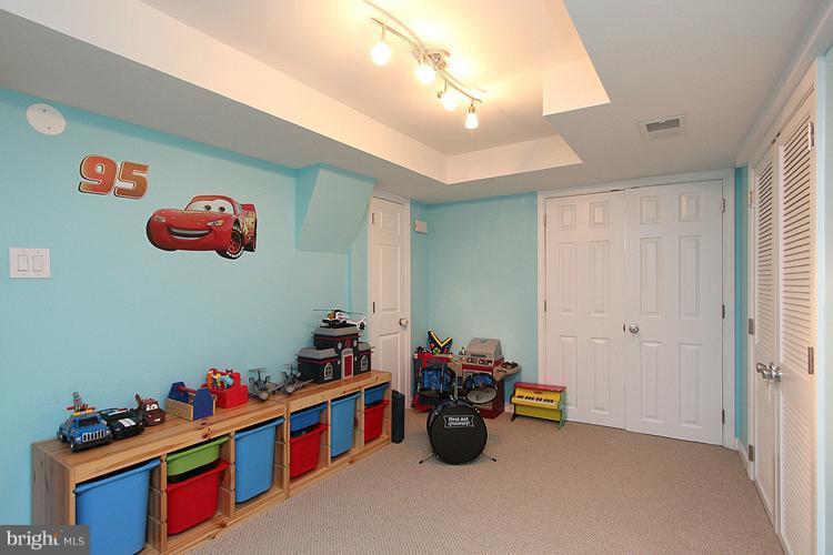 8209 Maple Ridge Road Bethesda, MD 20814 - Photo 25 of 26 Basement Room with doors to Laundry & Utilities