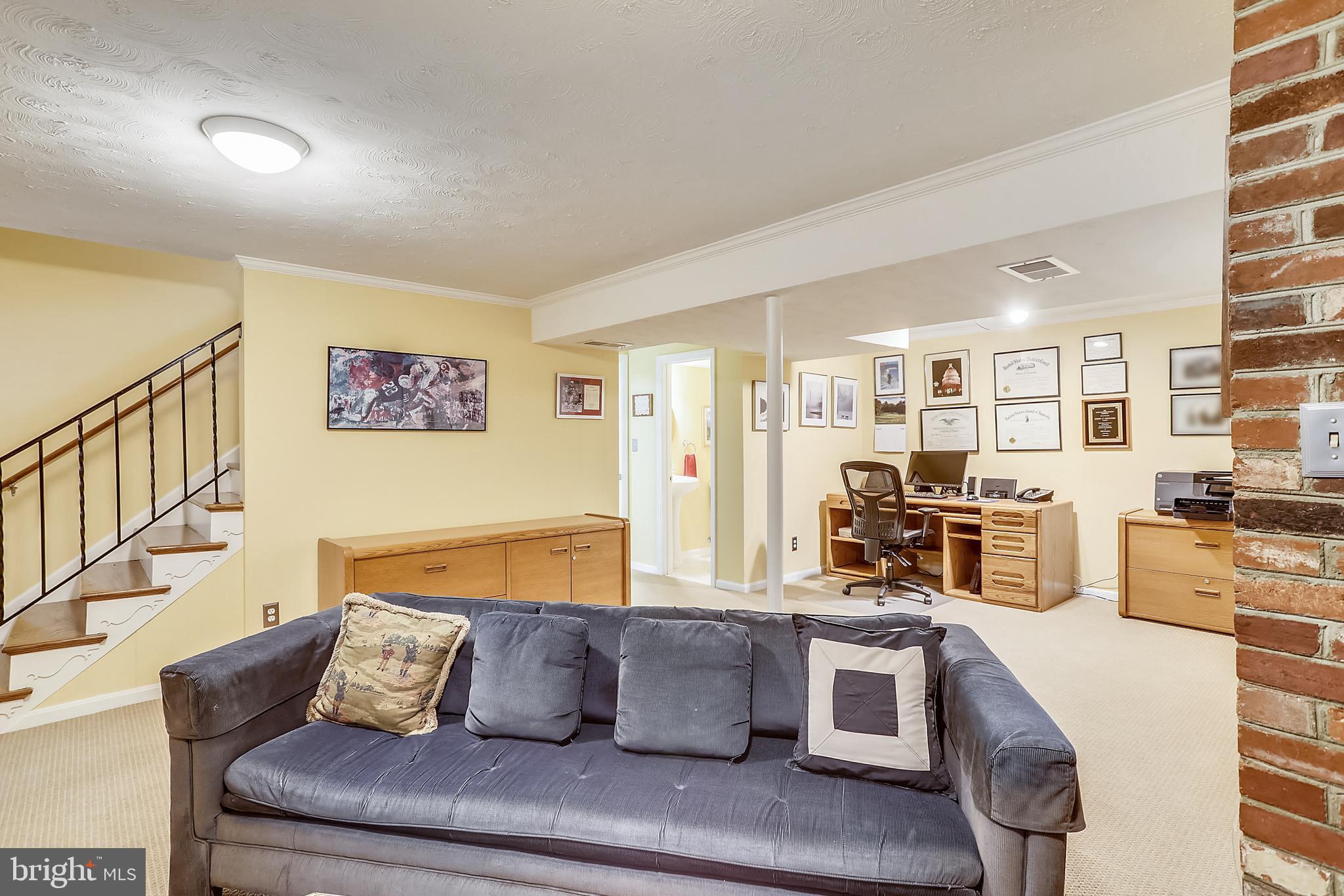 5016 Sangamore Road Bethesda, MD 20816 - Photo 23 of 31 Lower level rec room and office