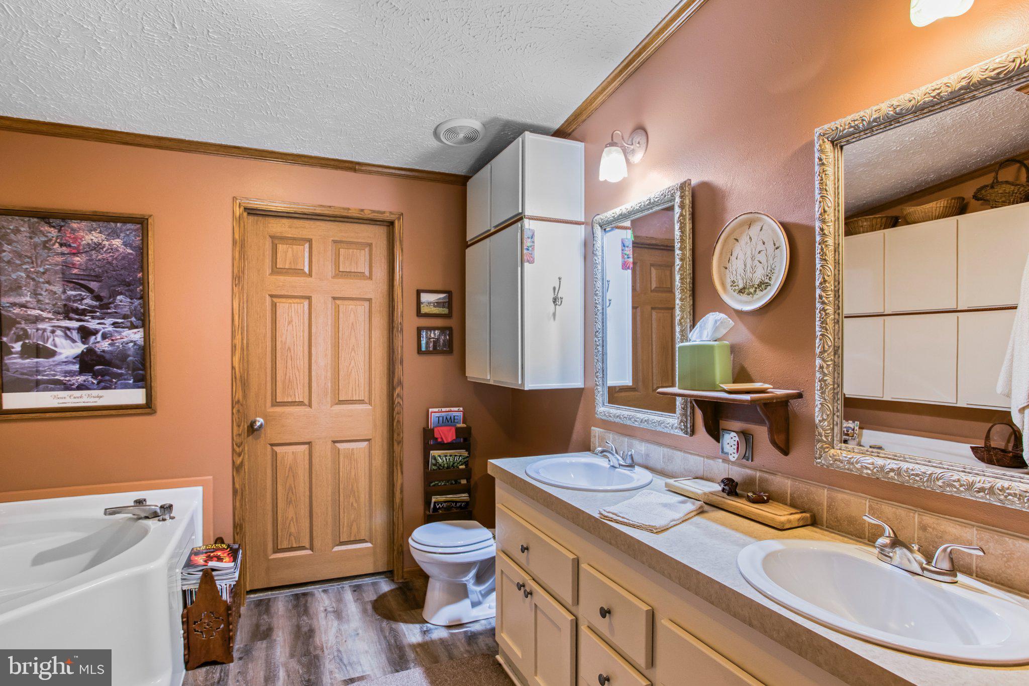335 Charley Bowser Road Accident, MD 21520 - Photo 31 of 85 Warm-toned bathroom with elegant fixtures.