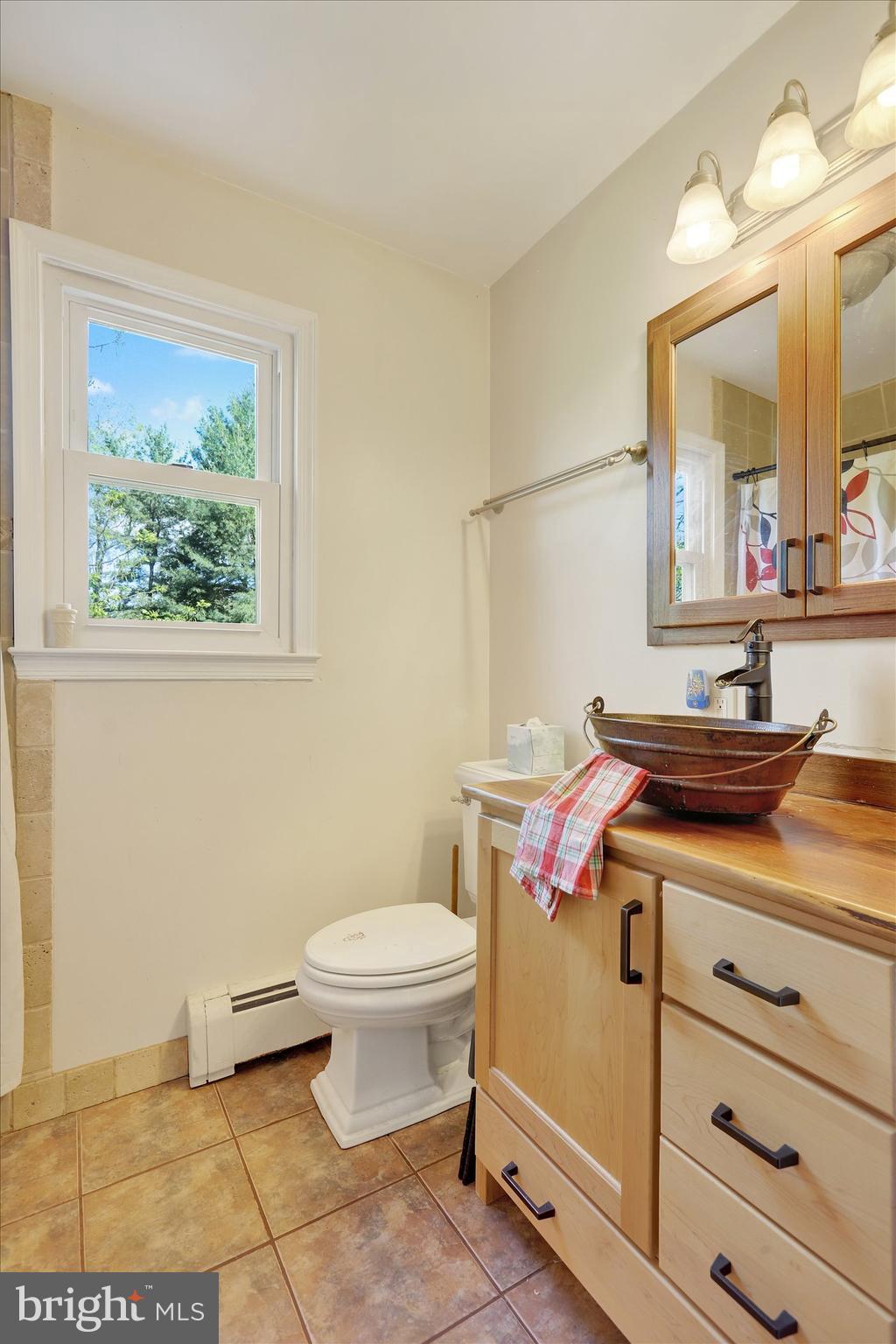 620 St Johns Road Littlestown, PA 17340 - Photo 13 of 25 a bathroom with a sink a toilet and mirror