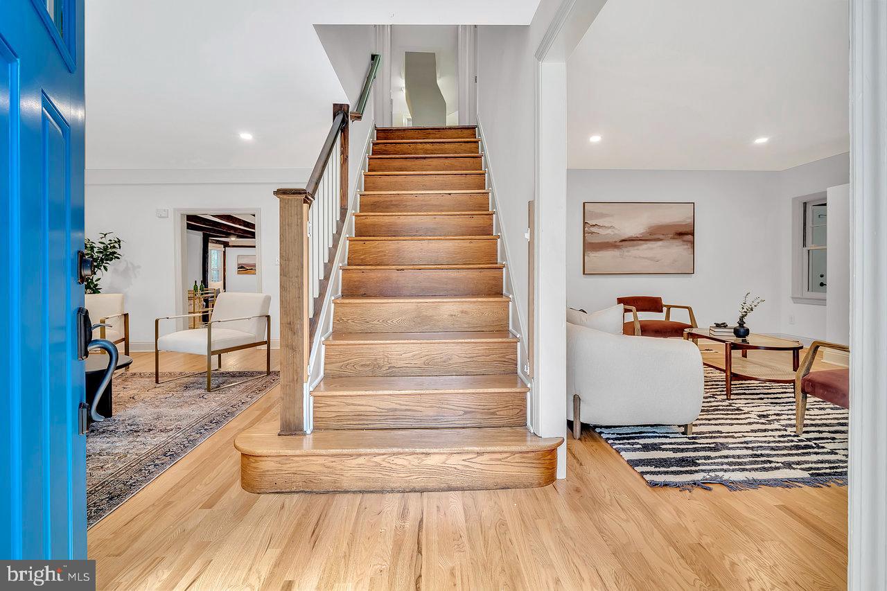 513 Cherry Valley Road Princeton, NJ 08540 - Photo 6 of 52 a view of entryway and hall with wooden floor