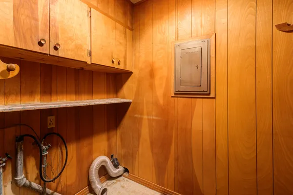 a bathroom with shower