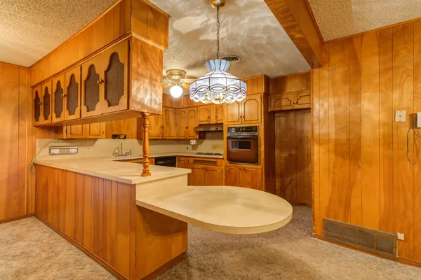 a very nice looking room with a large window