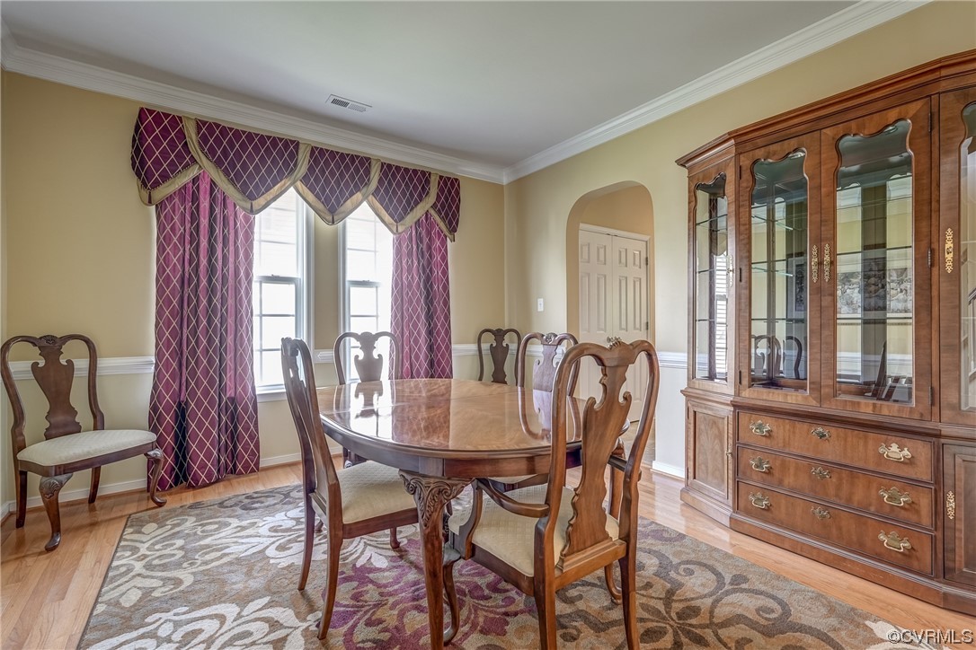 2407 Cascade Meadows Drive Midlothian, VA 23112 - Photo 11 of 48 a dining room with furniture and window