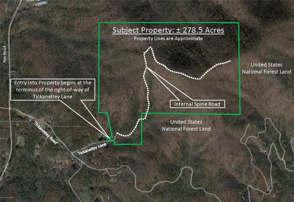 0 Tickanetley Road Ellijay, GA 30536 - Photo 2 of 9 a sign that is on the wall